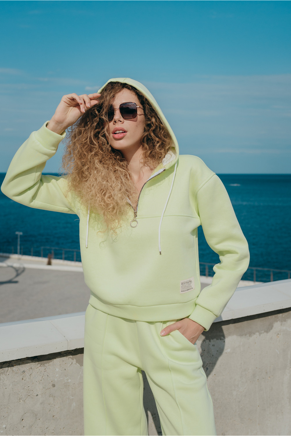 Свитшот 6135 Лайм