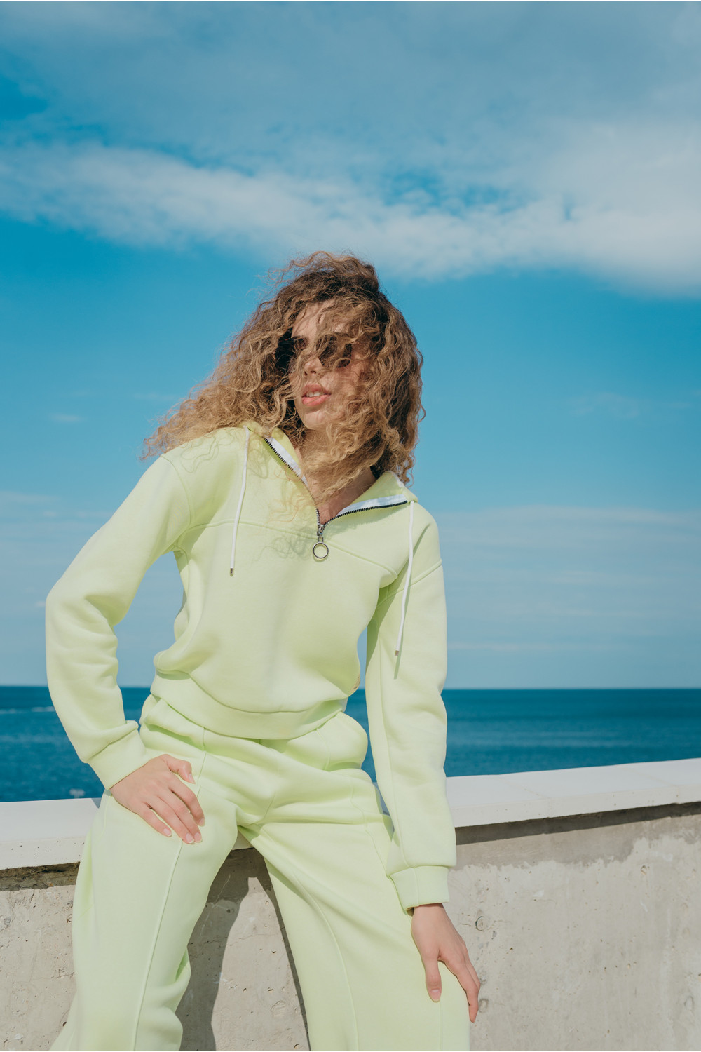 Свитшот 6135 Лайм