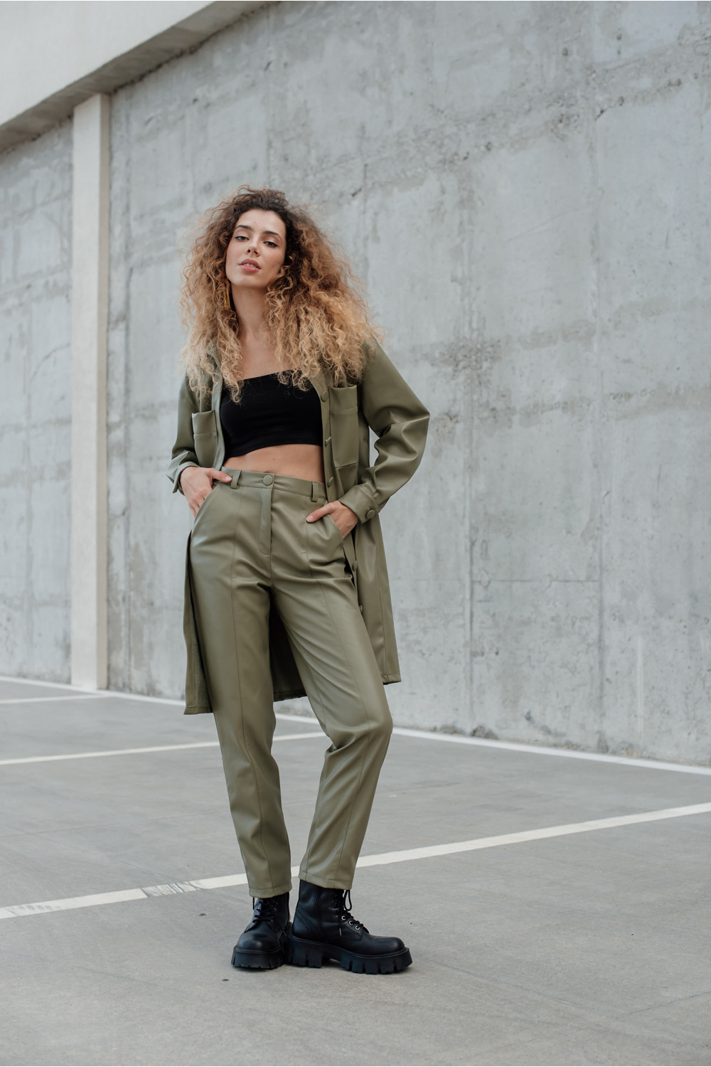 Брюки 6148 Оливковый