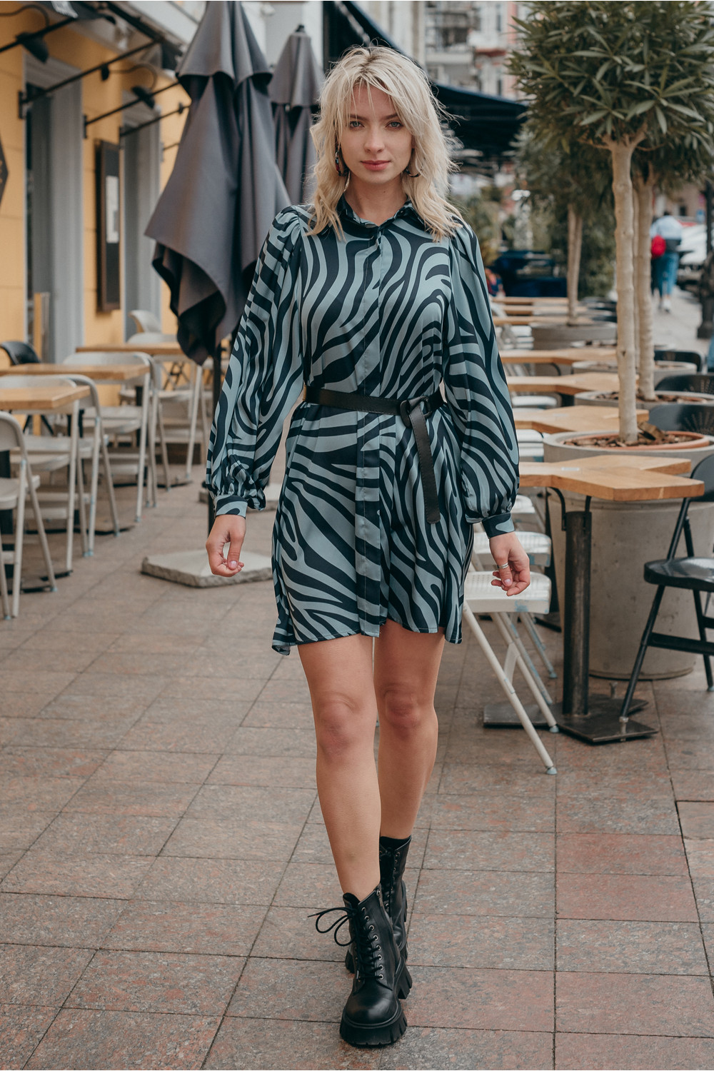 Платье 6132 Оливковый