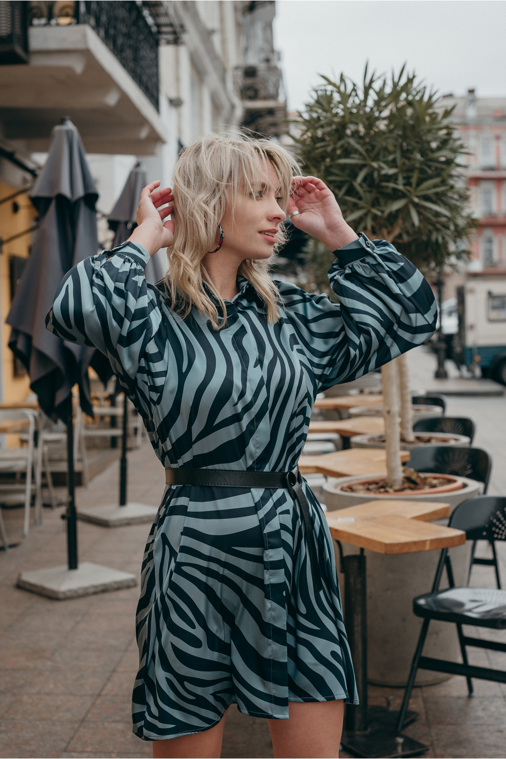 Платье 6132 Оливковый