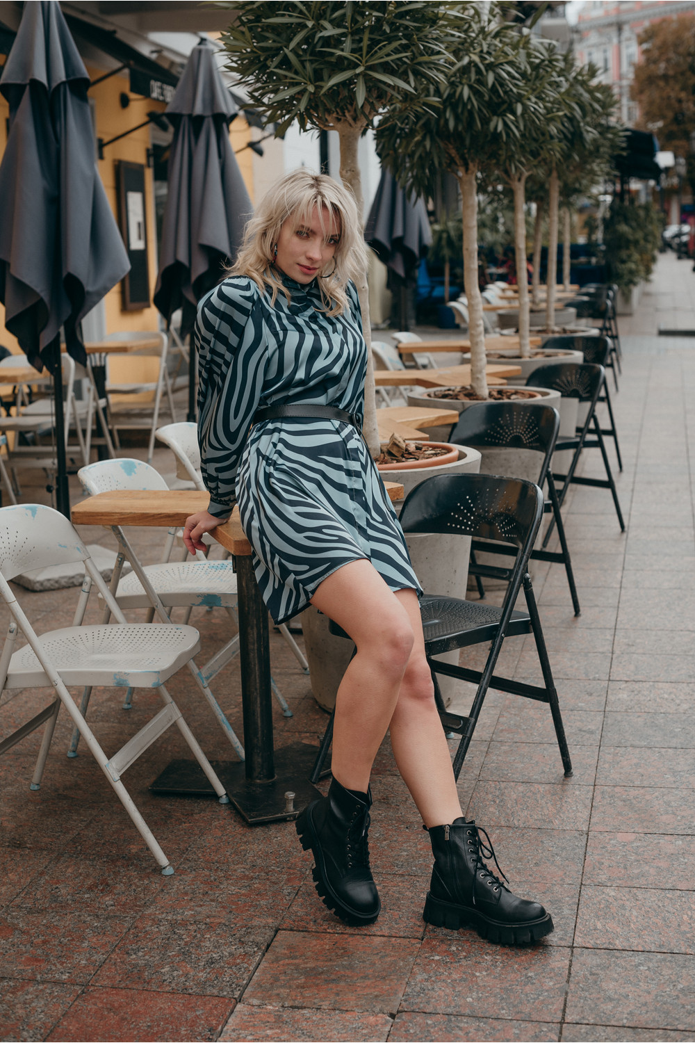 Платье 6132 Оливковый