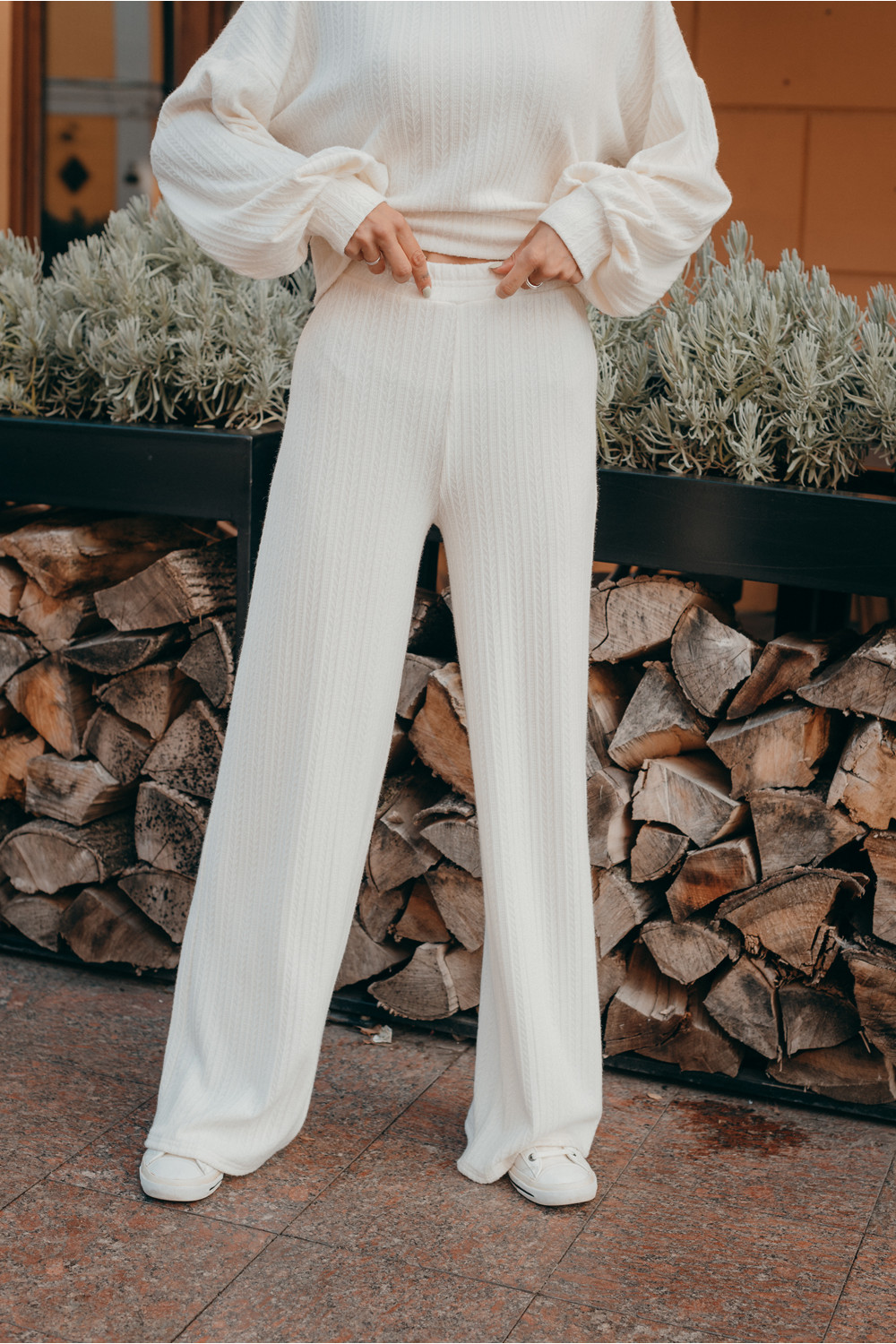 Брюки 6150 Молочный