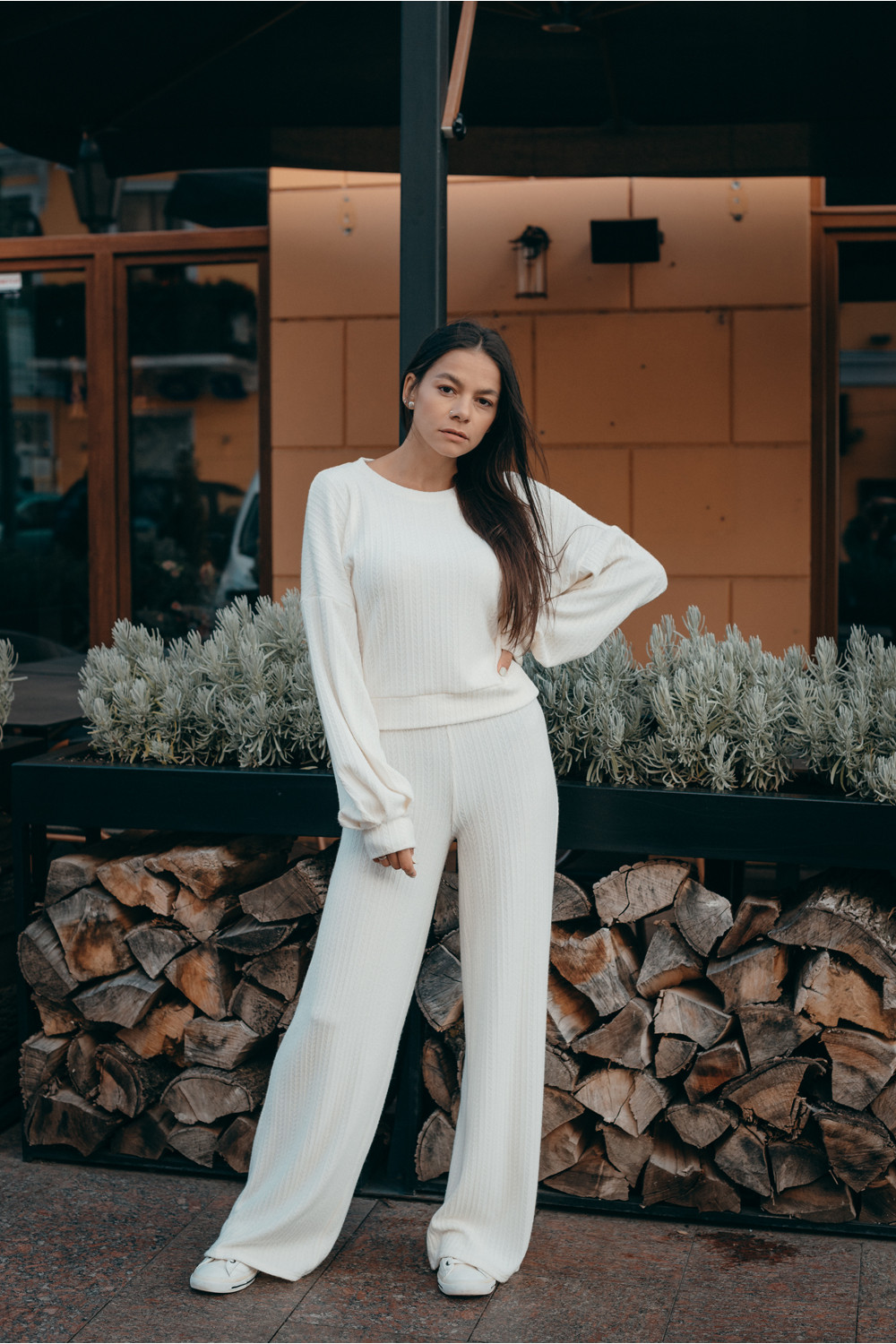 Брюки 6150 Молочный