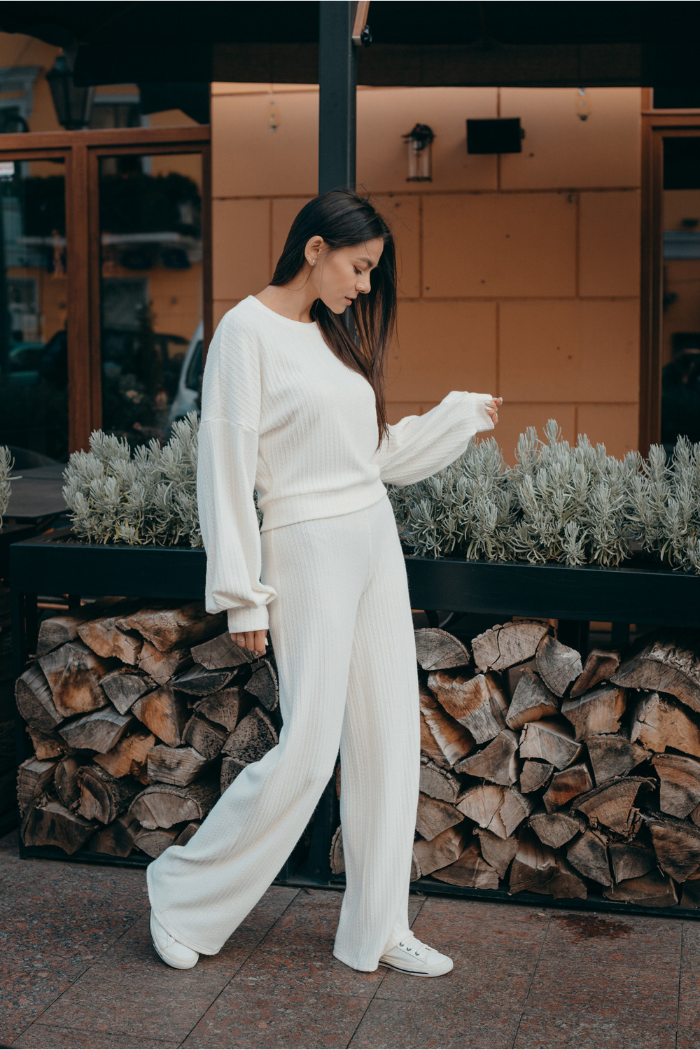 Брюки 6150 Молочный