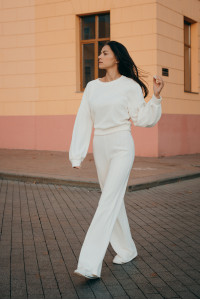 Брюки 6150 Молочный