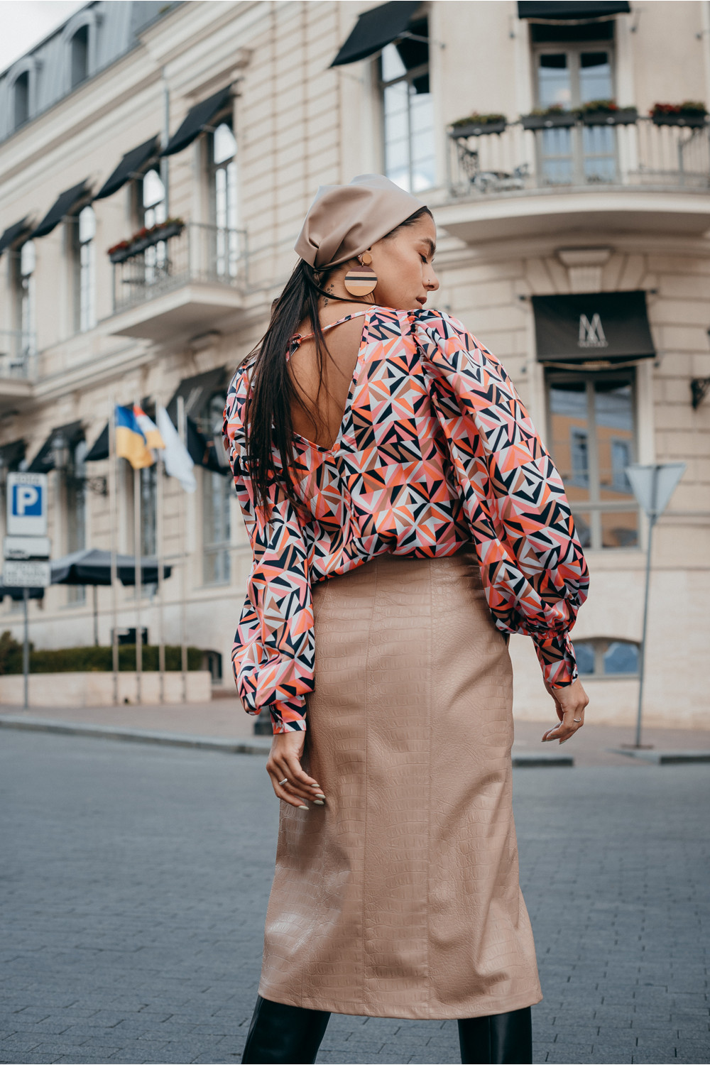 Юбка 6153 Бежевый