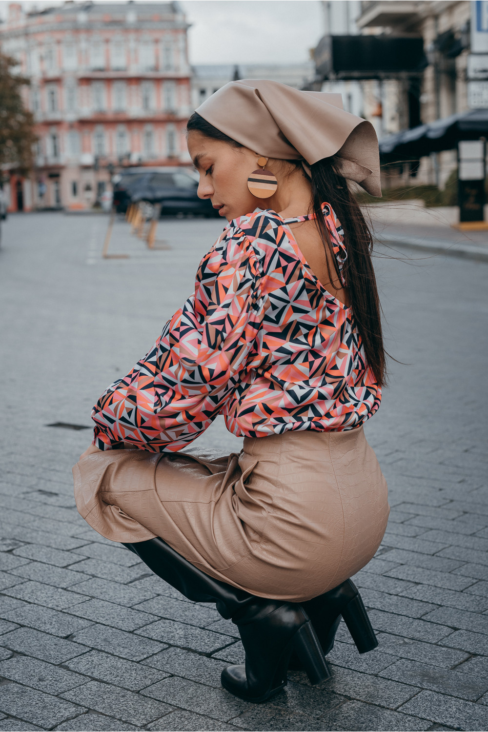 Блуза 6155 Коралловый