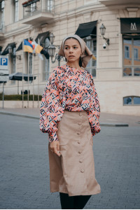 Блуза 6155 Коралловый