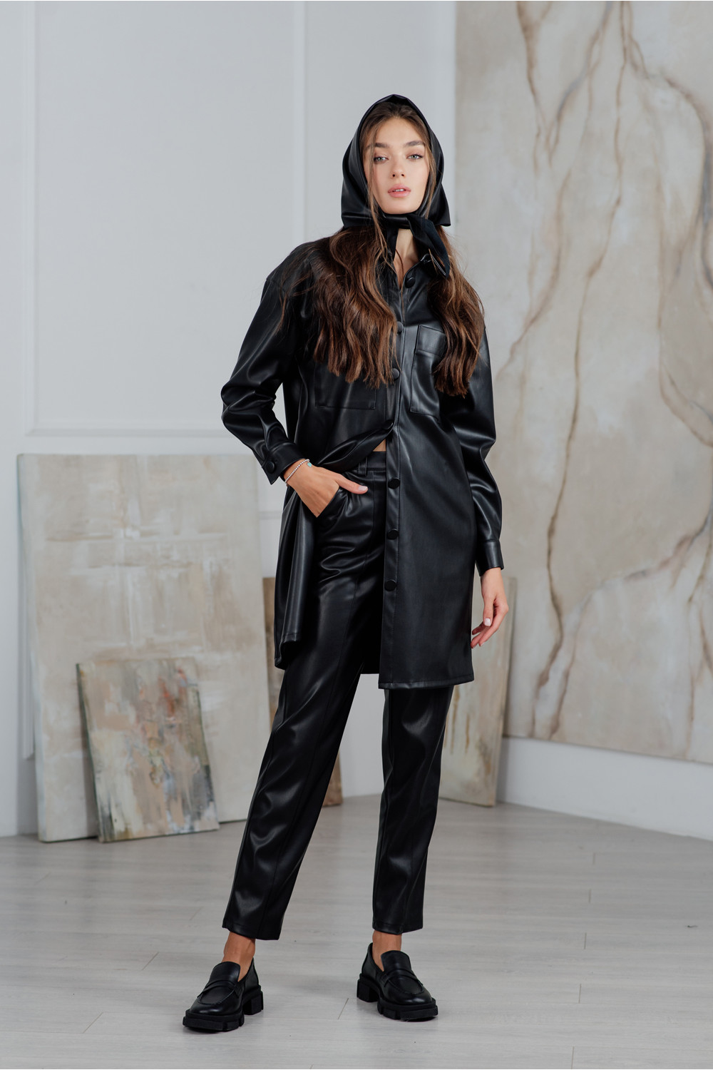 Рубашка 6147 Черный