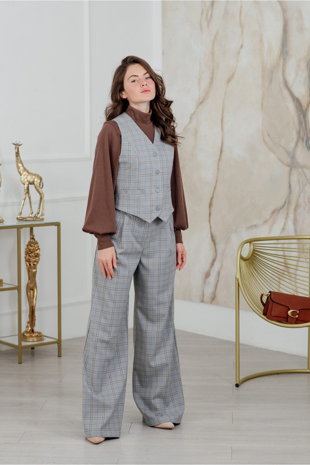 Жилет 6156 Серый