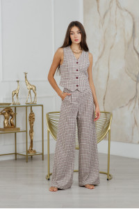 Брюки 6157 Бежевый