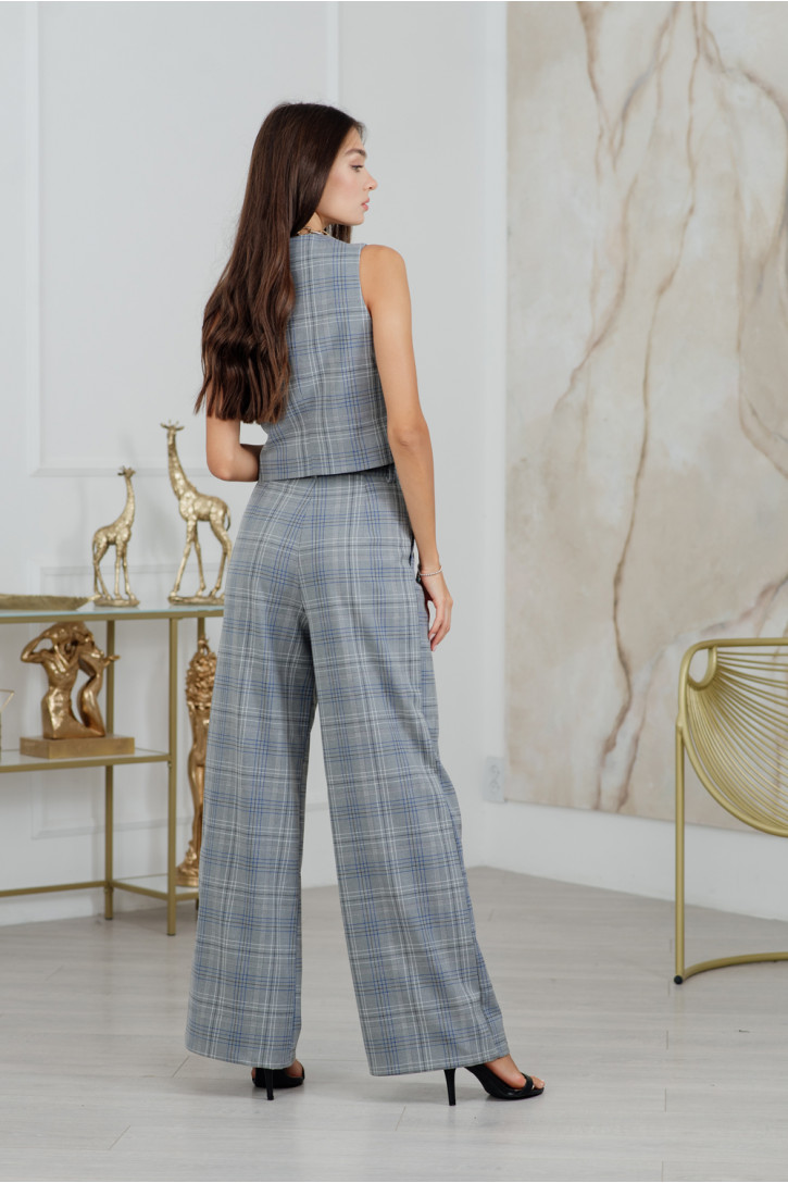 Брюки 6157 Серо-голубой