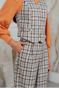 Брюки 6157 Серо-бежевый