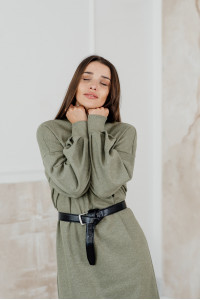 Платье 6141 Оливковый