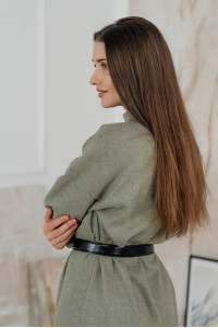 Платье 6141 Оливковый