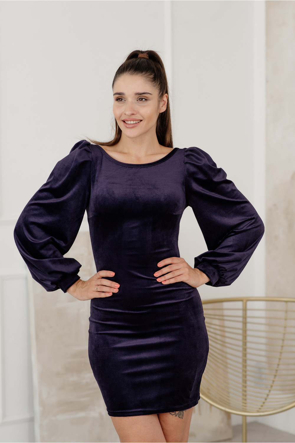 Платье 6168 Фиолетовый