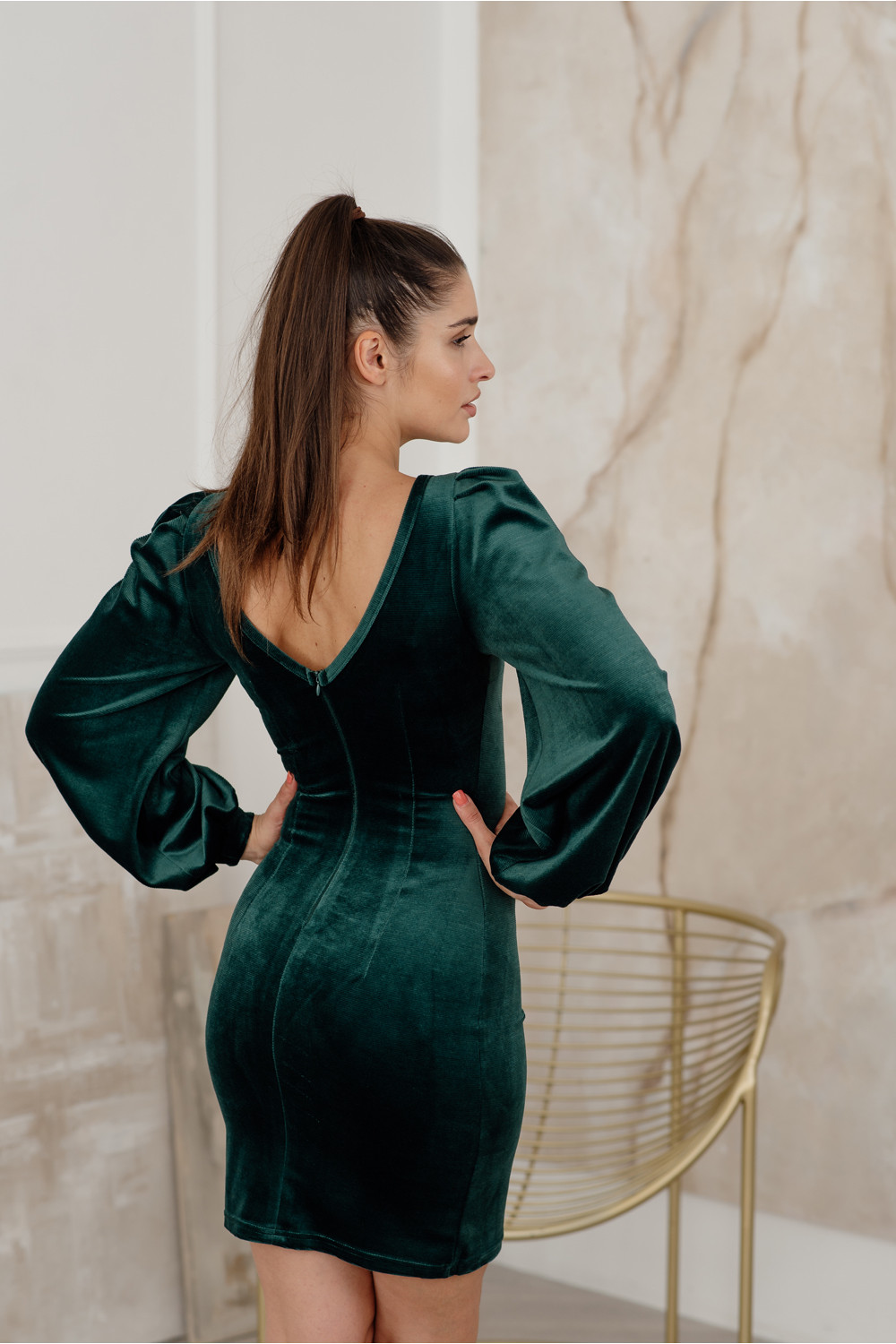 Платье 6168 Зеленый