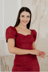 Платье 6174 Марсала