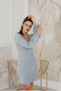 Платье 6176 Серебряный