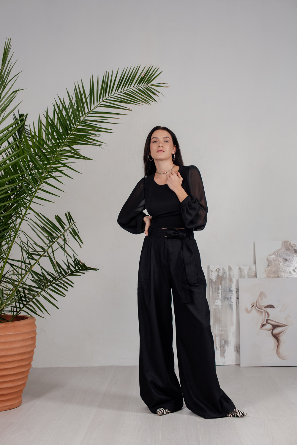 Брюки 6079 Черный