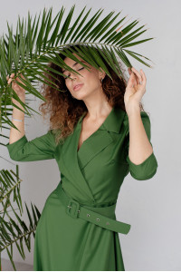 Платье 6200 Зеленый