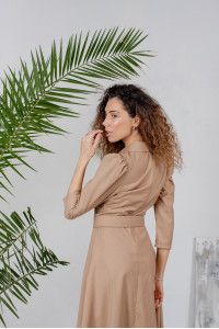 Платье 6200 Бежевый