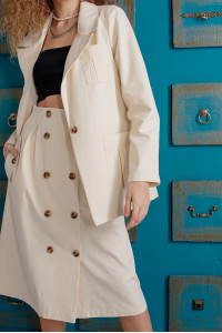 Юбка 6206 Кремовый