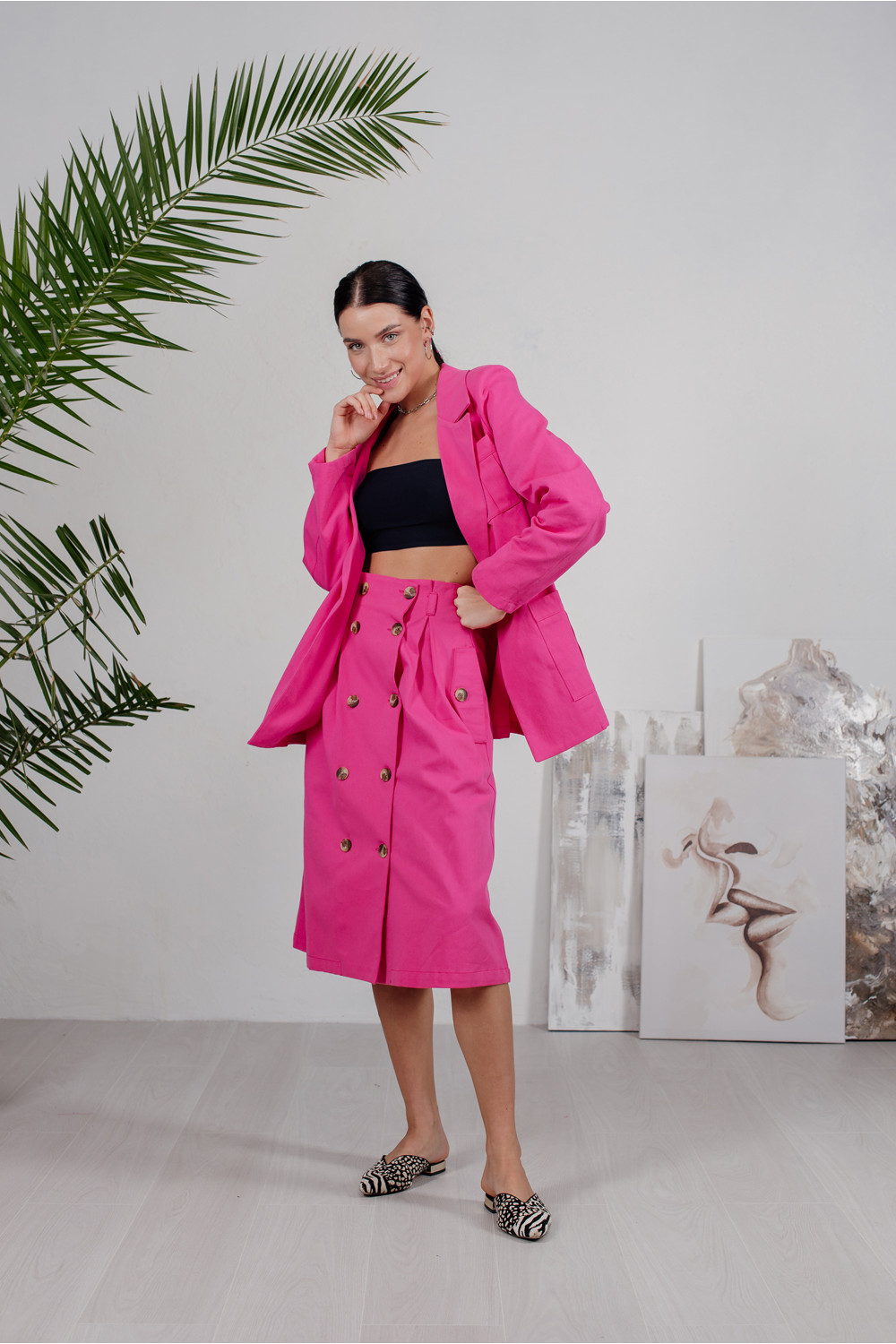 Юбка 6206 Фуксия