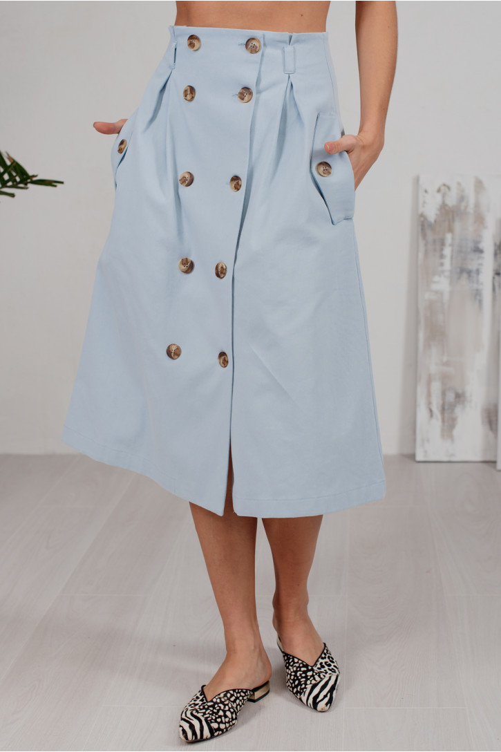 Юбка 6206 Голубой