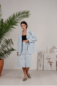 Юбка 6206 Голубой