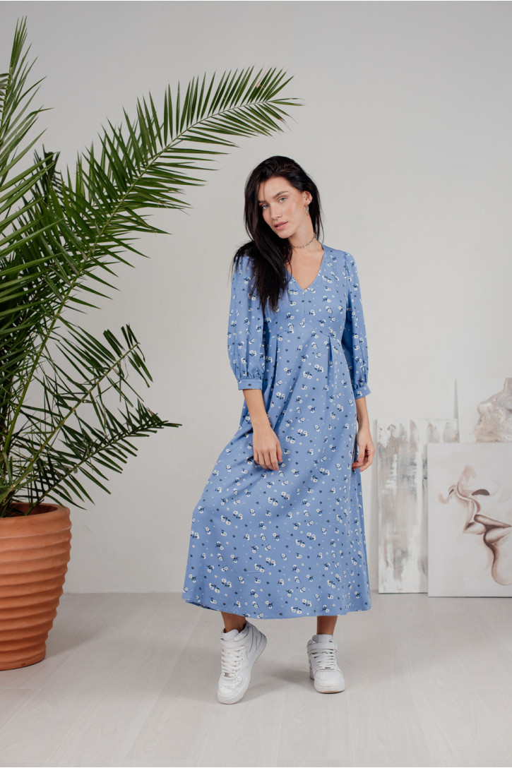 Платье 6207 Голубой