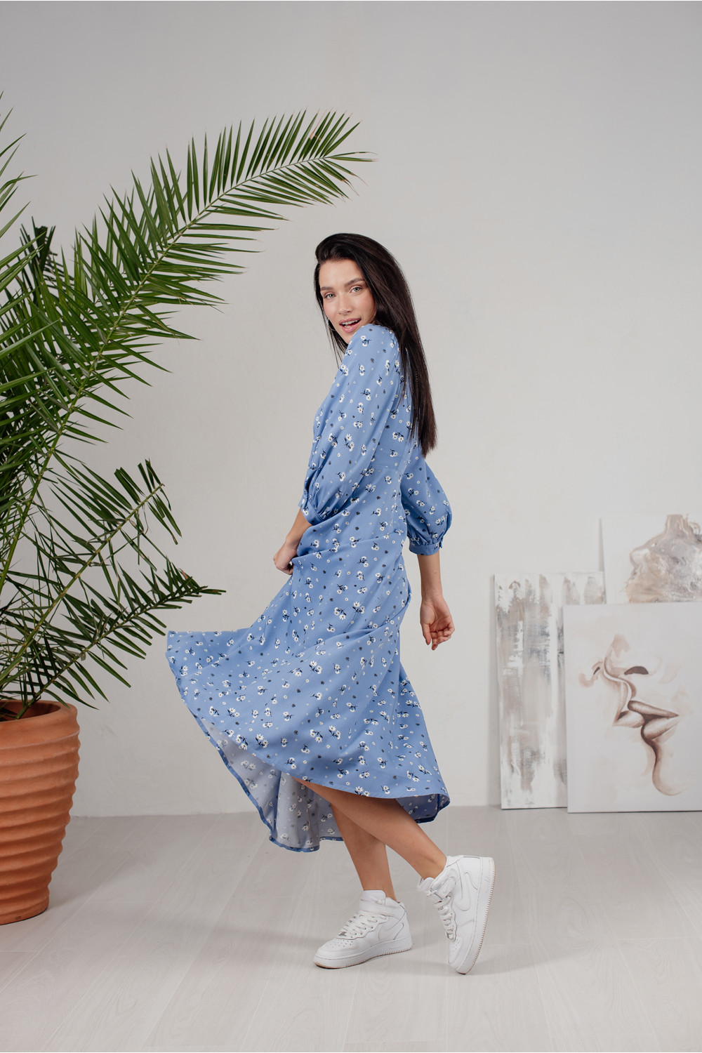 Платье 6207 Голубой