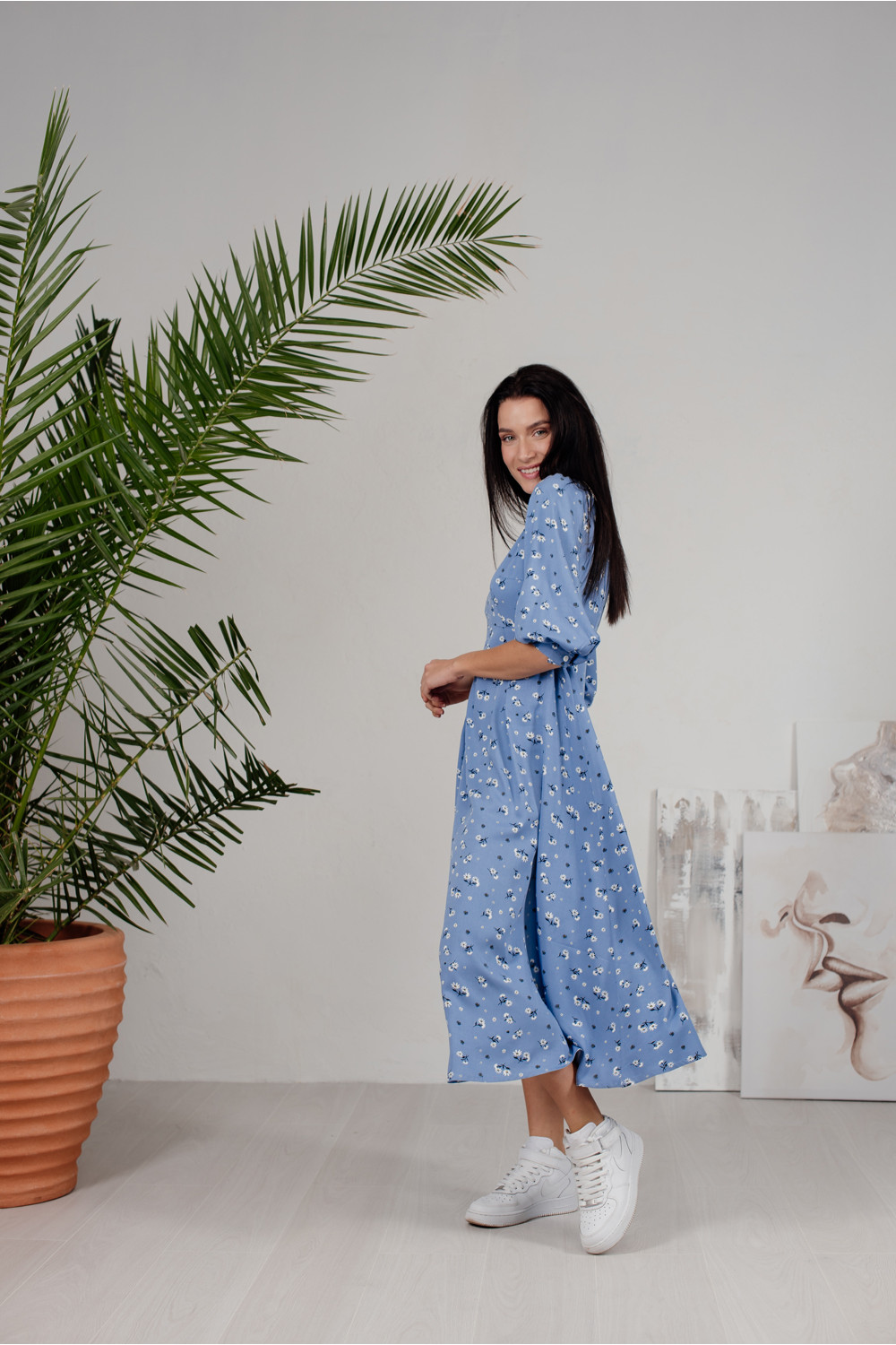 Платье 6207 Голубой