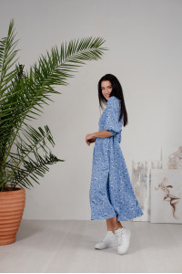 Платье 6207 Голубой