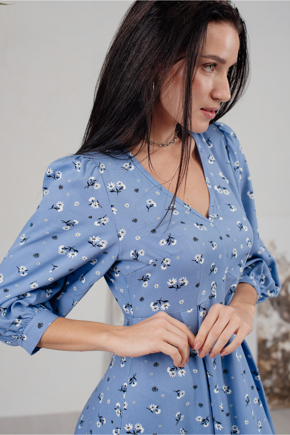 Платье 6207 Голубой