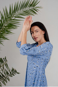 Платье 6207 Голубой