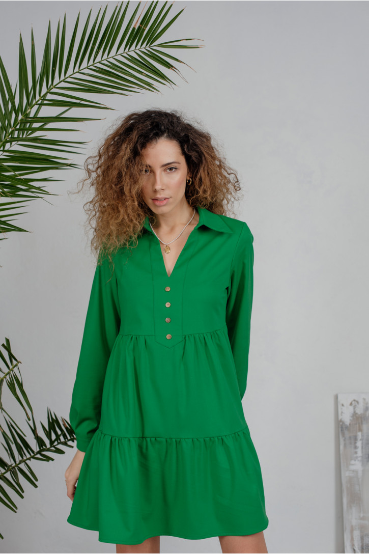 Платье 6210 Зеленый