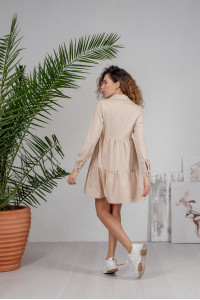 Платье 6210 Бежевый