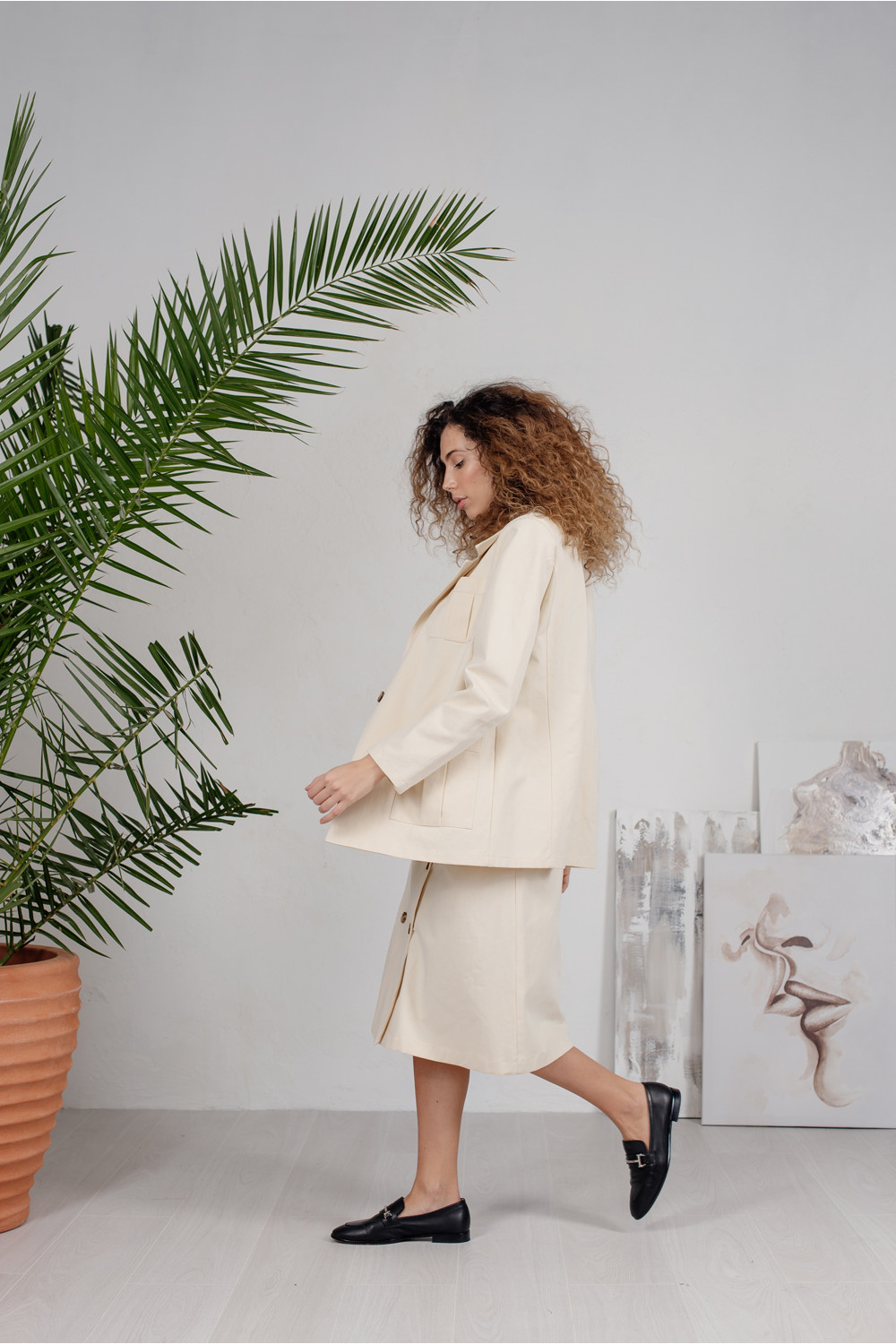 Жакет 6211 Кремовый