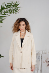 Жакет 6211 Кремовый