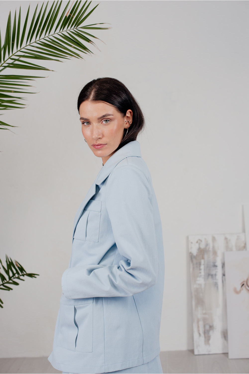 Жакет 6211 Голубой