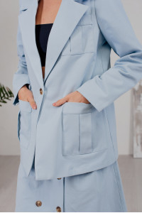 Жакет 6211 Голубой