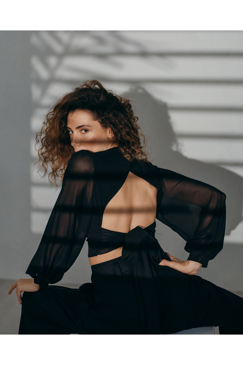 Блуза 6214 Черный