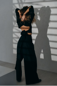 Блуза 6214 Черный