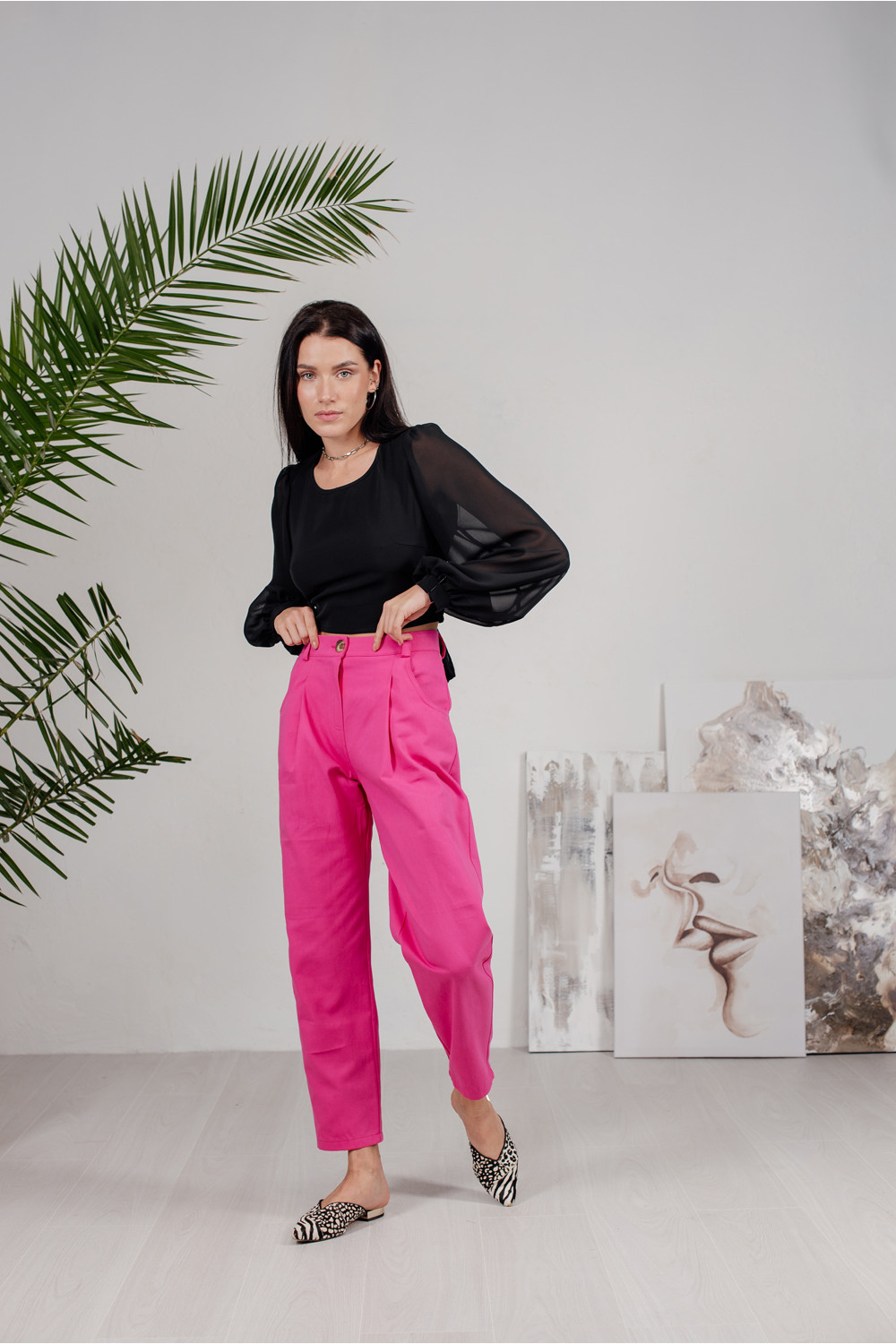 Блуза 6214 Черный