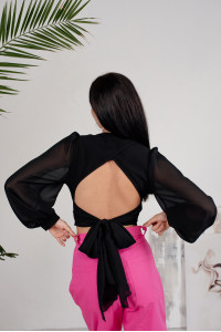 Блуза 6214 Черный