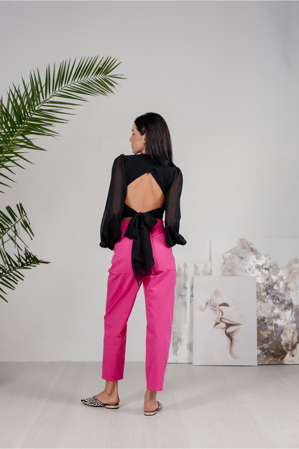 Блуза 6214 Черный