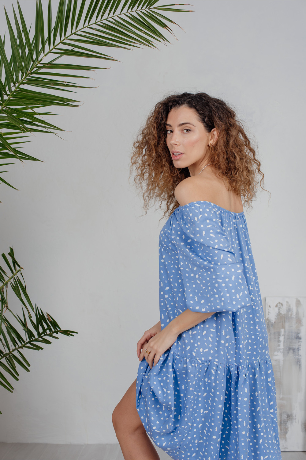 Платье 6216 Голубой