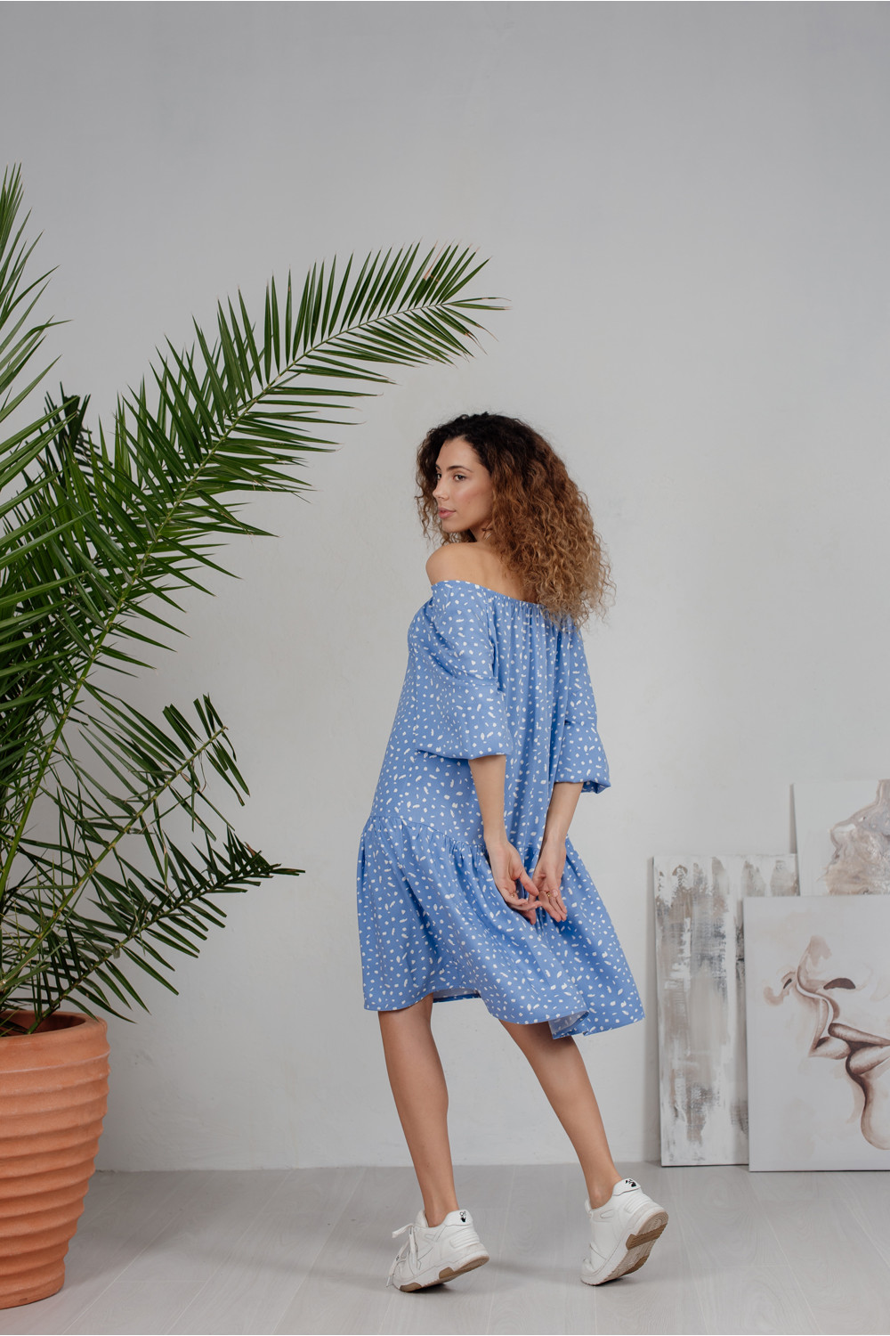 Платье 6216 Голубой